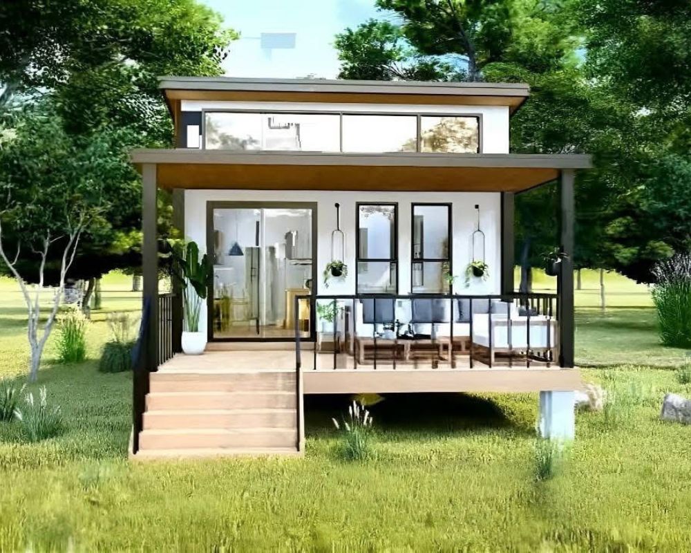 Cấu tạo chi tiết của nhà lắp ghép diện tích 100m2