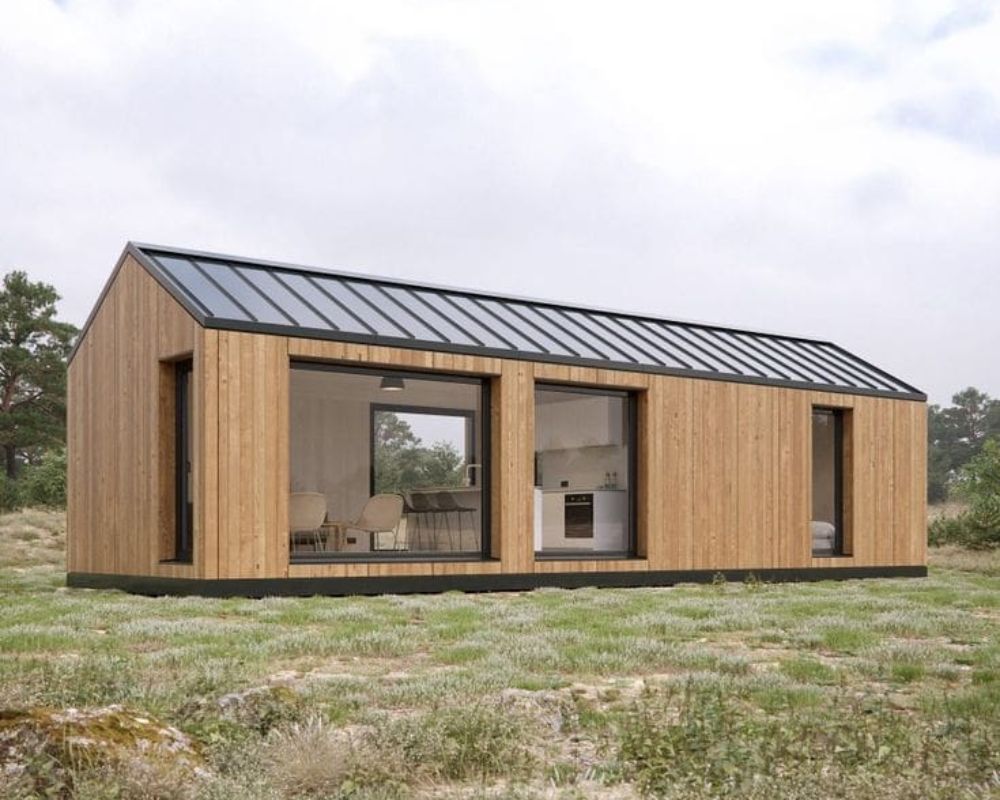 Nhà lắp ráp di động sở hữu thiết kế hiện đại