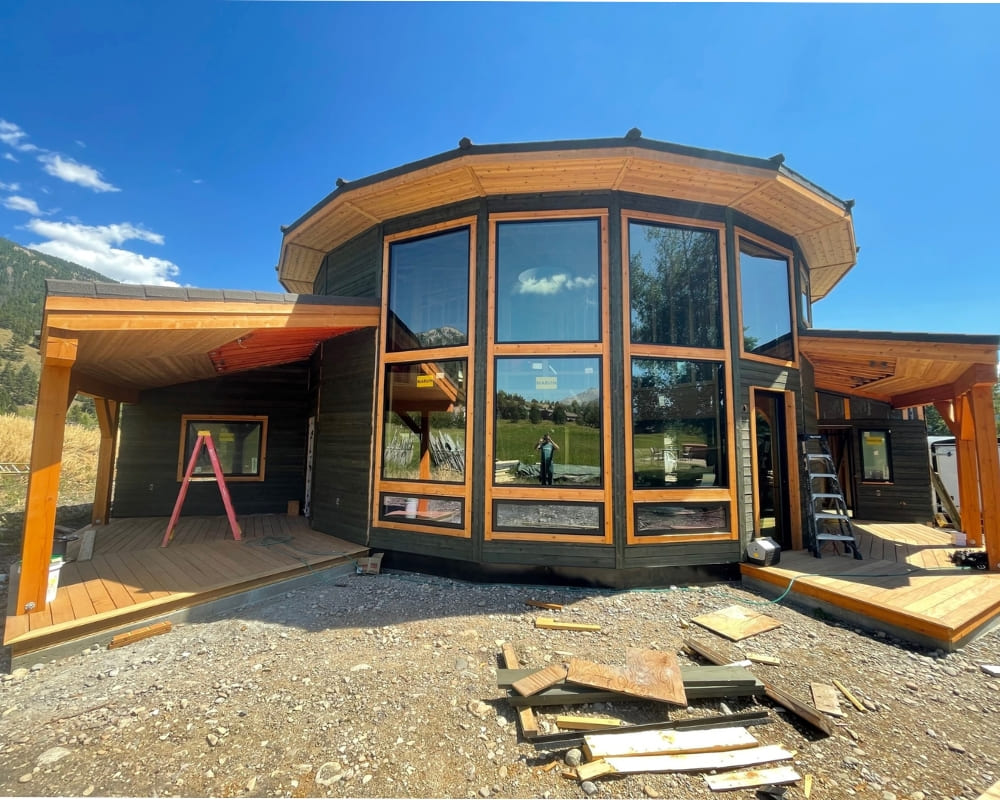 Mẫu nhà lắp ghép hình vòm tròn với kiến trúc mới lạ