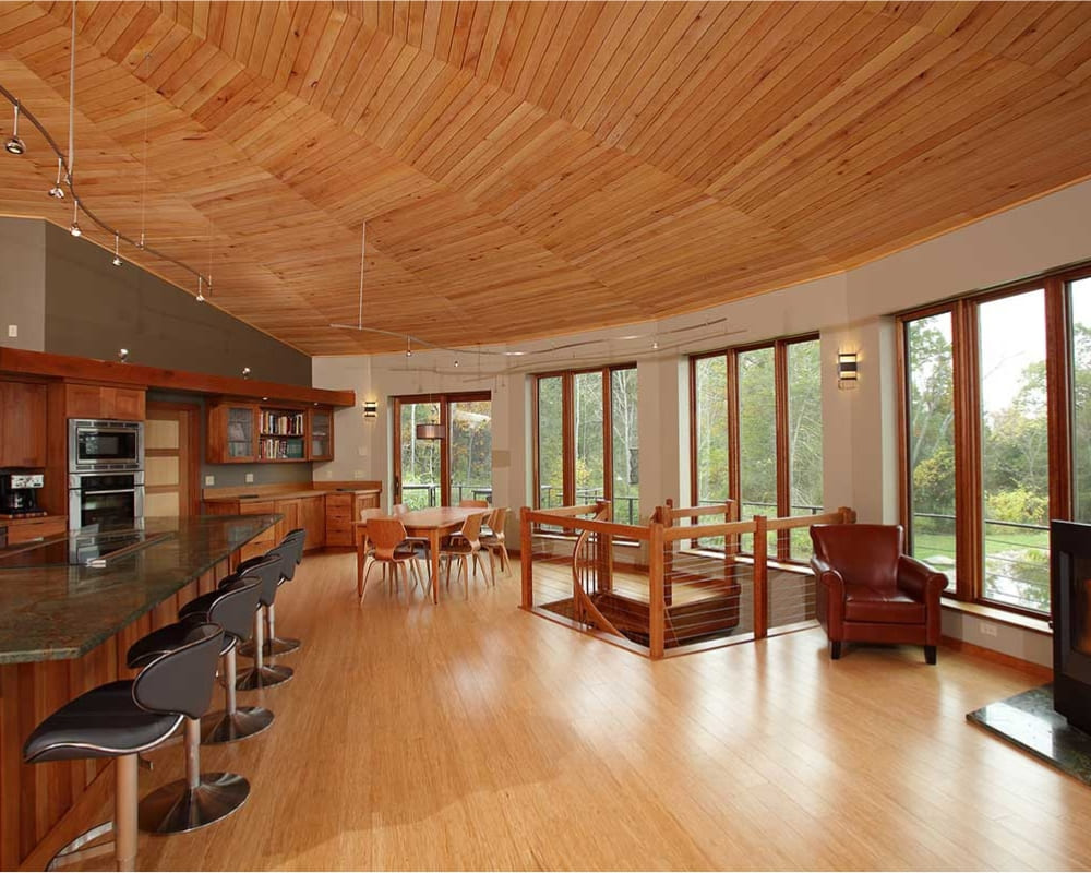 Nhà lắp ghép tròn với thiết kế linh hoạt