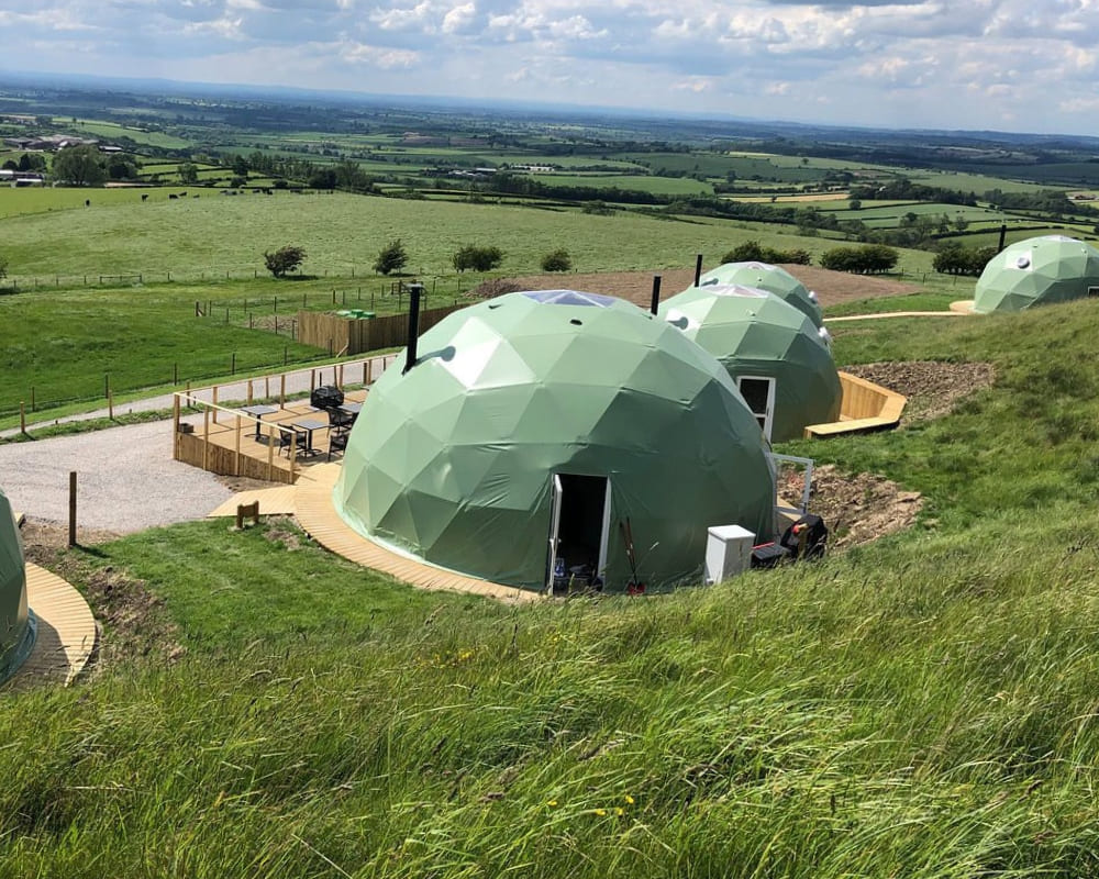 Mẫu nhà lắp ghép thiết kế tròn độc đáo