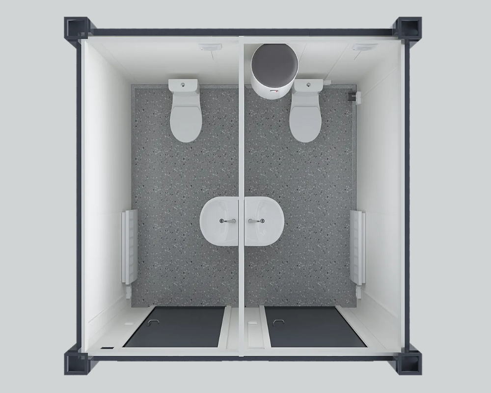 Thời gian lắp đặt nhà vệ sinh container 10 feet nhanh chóng