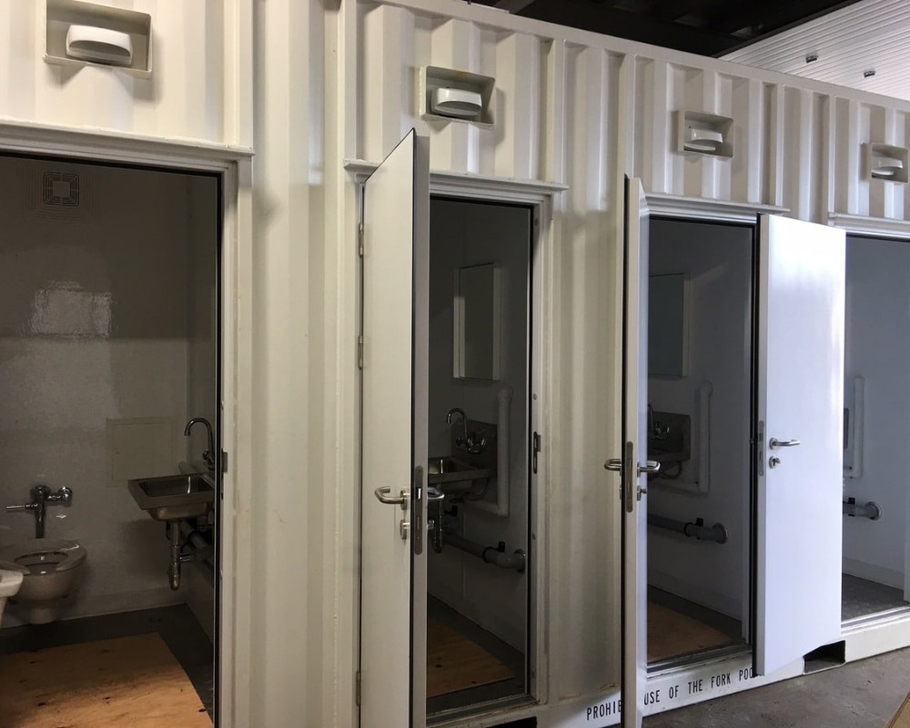 Lưu ý khi thi công nhà vệ sinh container 20 feet