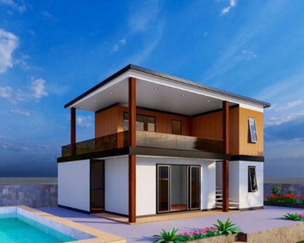 Báo giá thiết kế, thi công nhà lắp ghép 70m2 trọn gói tại BCD House