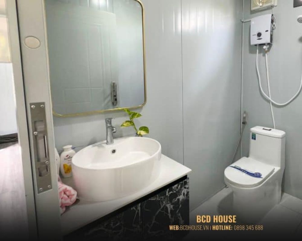 Báo giá thi công nhà lắp ghép giá rẻ có WC trọn gói tại BCD House