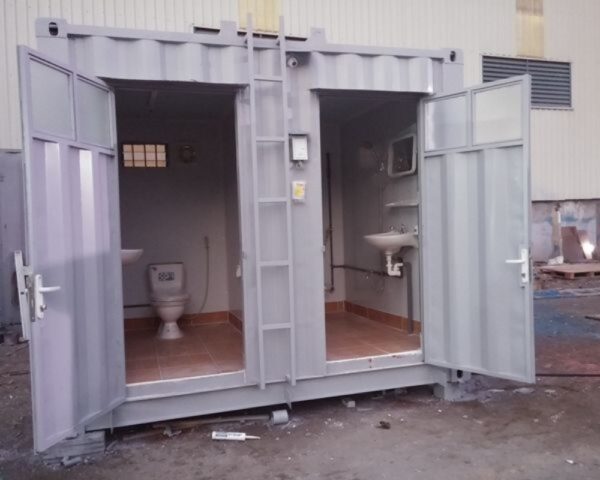 Lưu ý khi chọn toilet container 10 feet