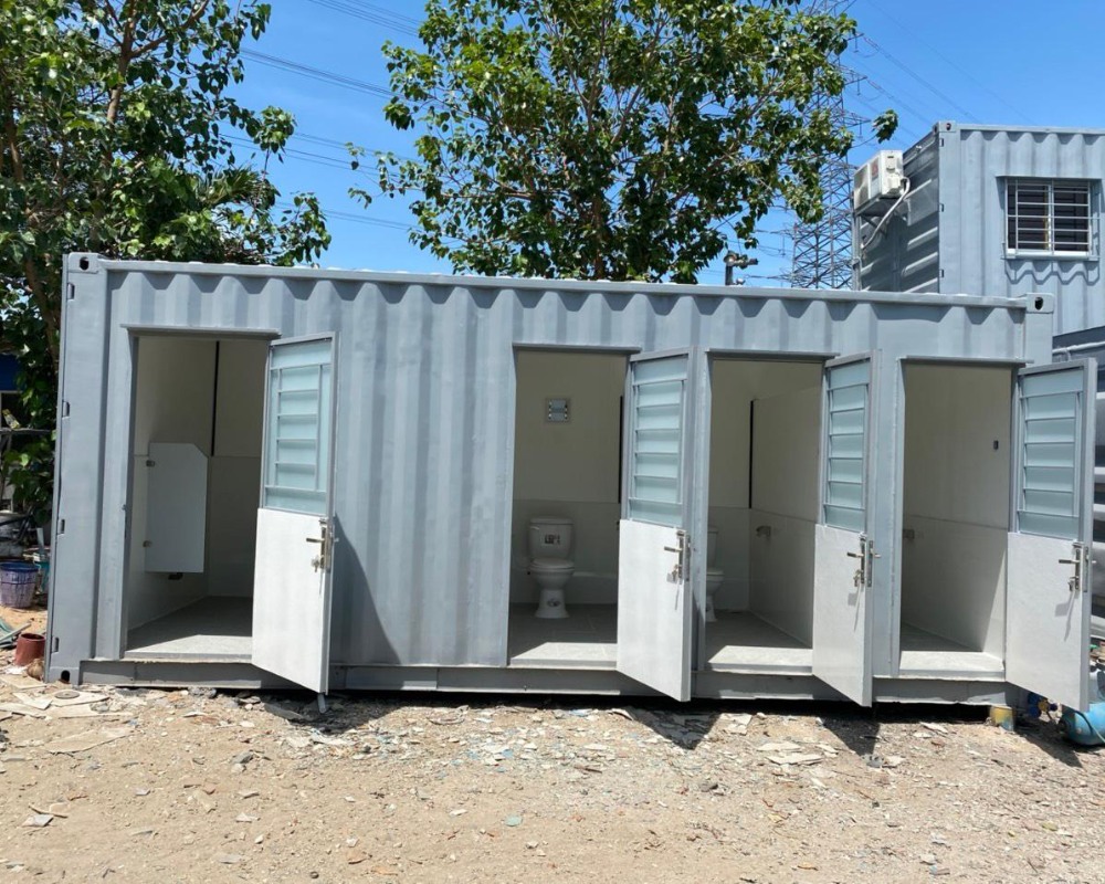 Đơn vị cung cấp container toilet 20 feet trọn gói, từ A-Z